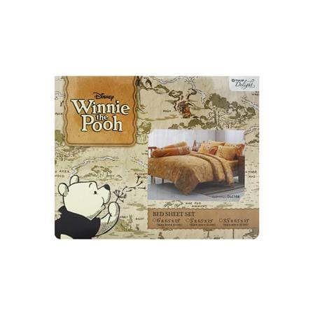 ชุดผ้าปูที่นอน 6 ฟุต 5 ชิ้น TULIP WINNIE THE POOH 60012-DLC108_3