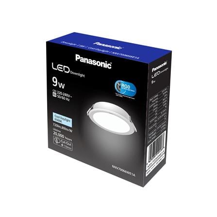 ดาวน์ไลท์ LED PANASONIC NNV70066WE1A 4 นิ้ว 9 วัตต์ DAYLIGHT สีขาว_4