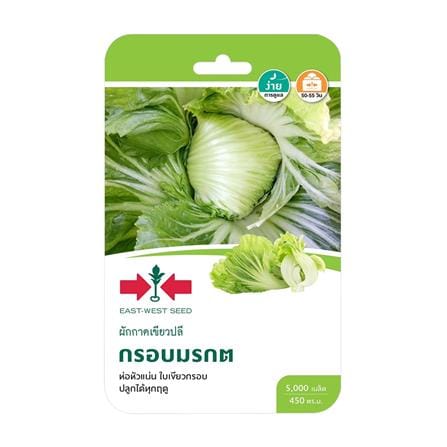 เมล็ดพันธุ์ผักกาดเขียวปลี กรอบมรกต ตราศรแดง