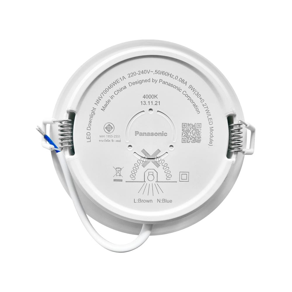 ดาวน์ไลท์ LED PANASONIC NNV70046WE1A 4 นิ้ว 9 วัตต์ COOL WHITE ขาว