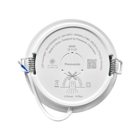 ดาวน์ไลท์ LED PANASONIC NNV70046WE1A 4 นิ้ว 9 วัตต์ COOL WHITE ขาว_2