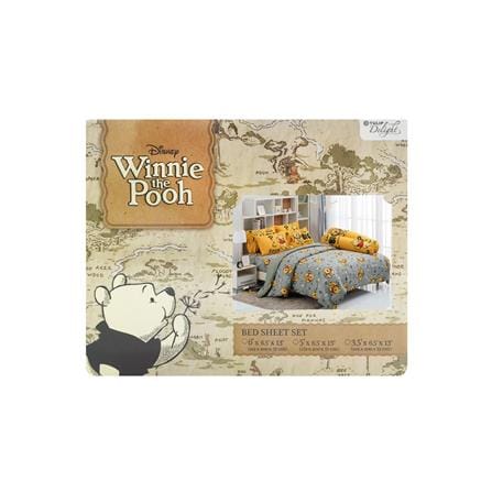 ชุดผ้าปูที่นอน 6 ฟุต 5 ชิ้น TULIP WINNIE THE POOH 60012-DLC089_3