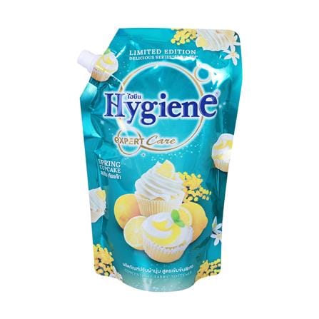 รีฟิลน้ำยาปรับผ้านุ่ม HYGIENE 490 มล. 2 แถม 1 SPRING CUPCAKE_1