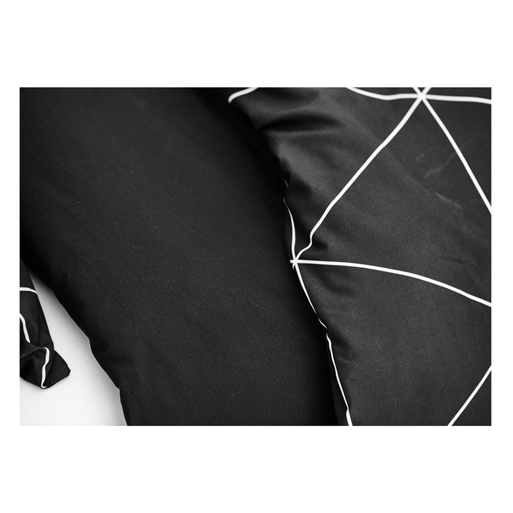 ชุดผ้าปูที่นอน 3.5 ฟุต 3 ชิ้น LOTUS BLACK&WHITE LI-BW 01B