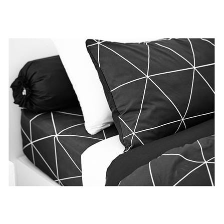 ชุดผ้าปูที่นอน 3.5 ฟุต 3 ชิ้น LOTUS BLACK&WHITE LI-BW 01B_2