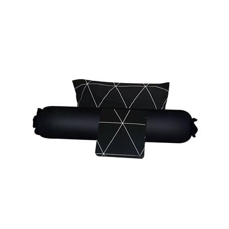 ชุดผ้าปูที่นอน 3.5 ฟุต 3 ชิ้น LOTUS BLACK&WHITE LI-BW 01B_4