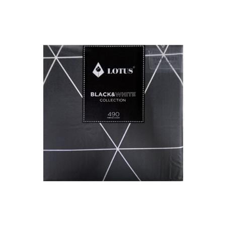 ชุดผ้าปูที่นอน 3.5 ฟุต 3 ชิ้น LOTUS BLACK&WHITE LI-BW 01B_7