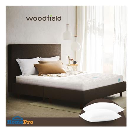ที่นอนไฮบริด 5 ฟุต สุญญากาศ WOODFIELD รุ่น W-NATURE II พร้อมหมอนหนุน 2 ชิ้น_2