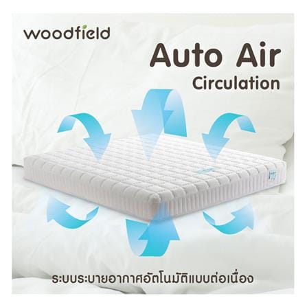 ที่นอนไฮบริด 5 ฟุต สุญญากาศ WOODFIELD รุ่น W-NATURE II พร้อมหมอนหนุน 2 ชิ้น_9