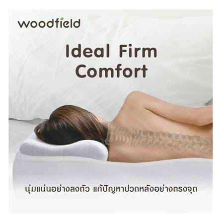 ที่นอนไฮบริด 5 ฟุต สุญญากาศ WOODFIELD รุ่น W-NATURE II พร้อมหมอนหนุน 2 ชิ้น_15