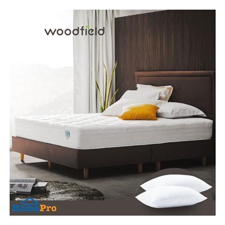 ที่นอนไฮบริด 5 ฟุต สุญญากาศ WOODFIELD รุ่น W-NATURE III พร้อมหมอนหนุน 2 ชิ้น_4