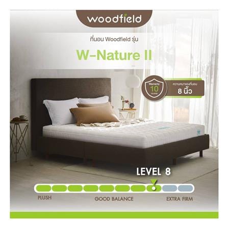 ที่นอนไฮบริด 6 ฟุต สุญญากาศ WOODFIELD รุ่น W-NATURE II พร้อมหมอนหนุน 2 ใบ_19