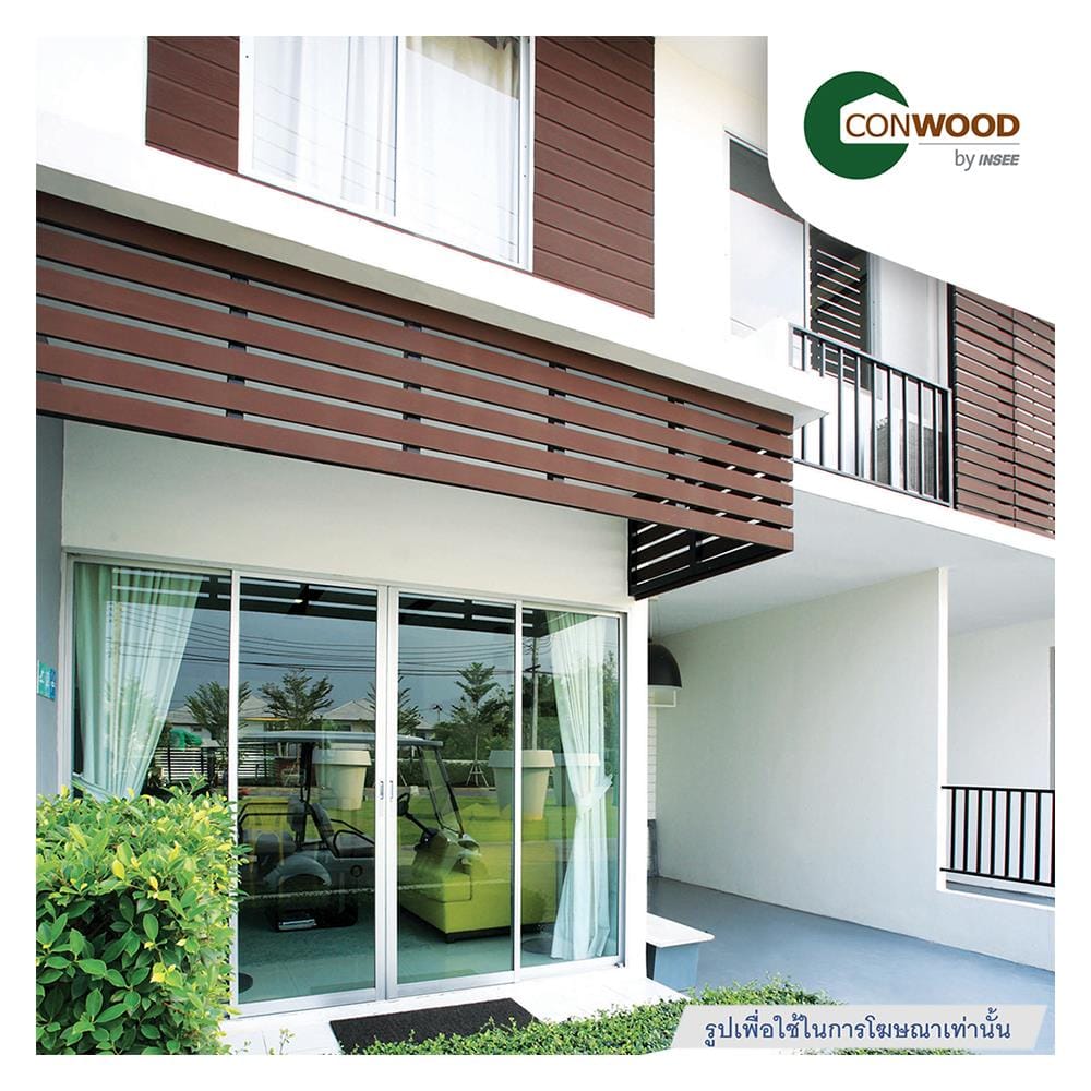ไม้บังตา CONWOOD 7.5x305x1.4 ซม. สีขาวงาช้าง