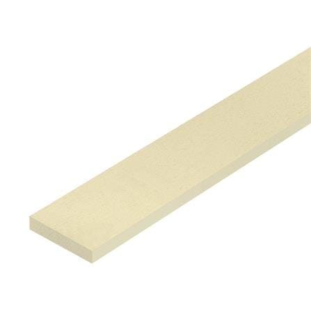 ไม้บังตา CONWOOD 7.5x305x1.4 ซม. สีขาวงาช้าง