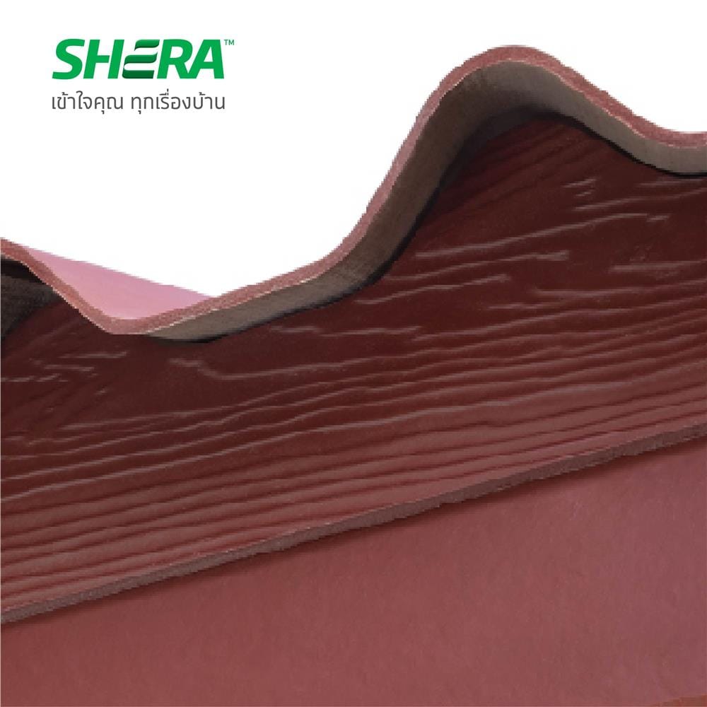 ไม้ปิดกันนก ลอนคู่ SHERA 15X300X0.8 สีธรรมชาติ