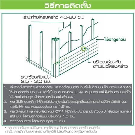 ไม้ฝา DURAONE 15X300X0.8 ซม. สีธรรมชาติ_5