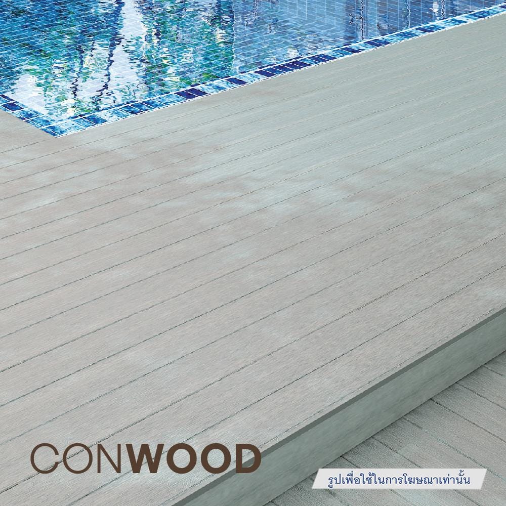 ไม้ตกแต่งพื้น CONWOOD 6 นิ้ว 15X305X2.5 ซม. สีธรรมชาติ