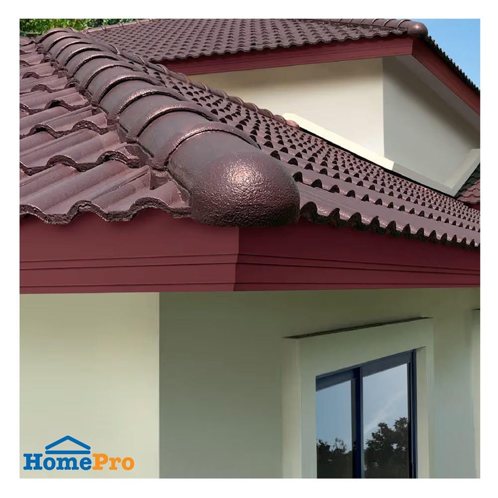 ไม้เชิงชาย DURAONE 15x400x1.6 ซม. สีมะฮอกกานี