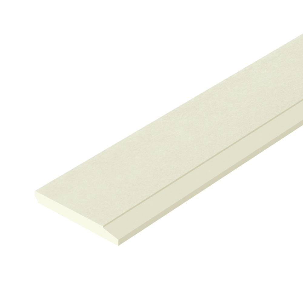 ไม้บัว DURAONE 10X300X1.2 ซม. สีรองพื้นครีม