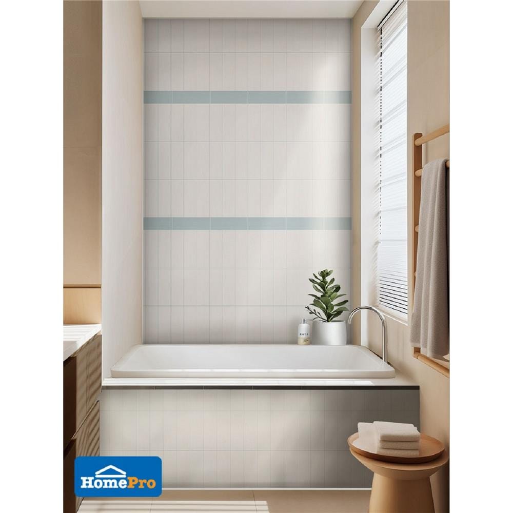 กระเบื้องผนัง 10x30 ซม. TARA เอมบอส โฟล์ท เขียว