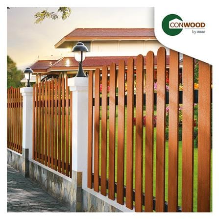 ไม้รั้ว CONWOOD พฤกษา 10X150X1.6 ซม. สีมะฮอกกานี_2