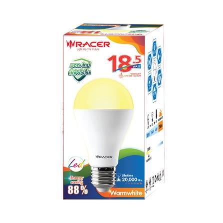 หลอด LED RACER A65 KIMMIE 18.5 วัตต์ WARMWHITE E27_1