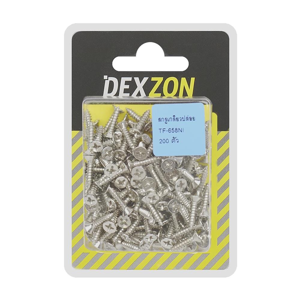 สกรูเกลียวปล่อย TF DEXZON 6X5/8 นิ้ว แพ็ก 200 ชิ้น
