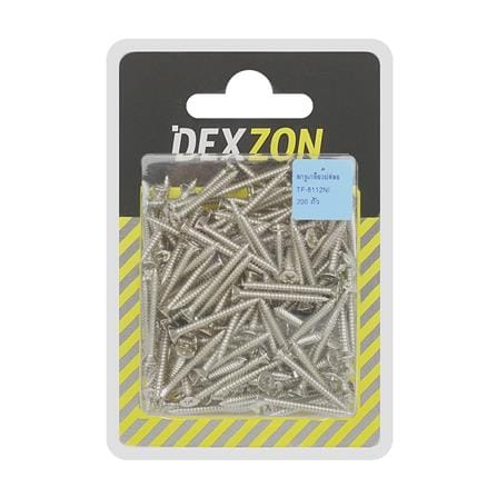 สกรูเกลียวปล่อย TF DEXZON 8X1-1/2 นิ้ว แพ็ก 200 ชิ้น_2