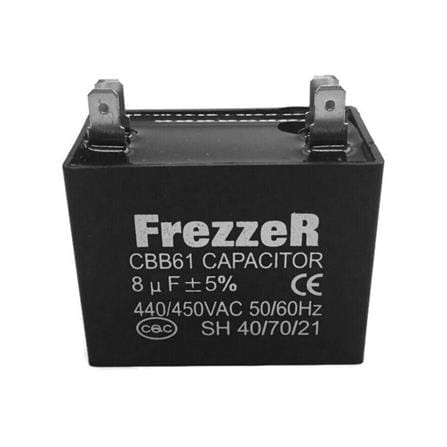 คาปาซิเตอร์พัดลม FREZZER 8 uF (ไมโครฟารัด)_0