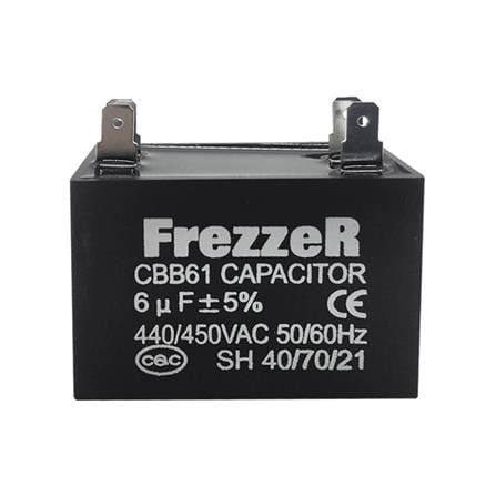 คาปาซิเตอร์พัดลม FREZZER 6 uF (ไมโครฟารัด)_0