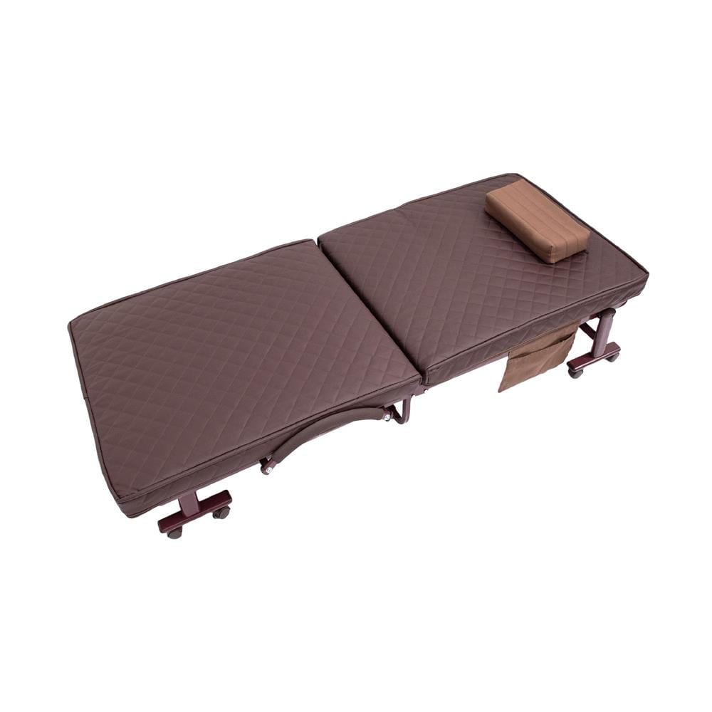 เตียงพับ THAIBULL OLT3D135-80S 80X190X35 ซม. สีน้ำตาล