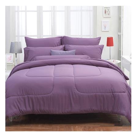ชุดผ้าปูที่นอน 6 ฟุต 5 ชิ้น FOUNTAIN COLOR 70101-FT PURPLE02_0