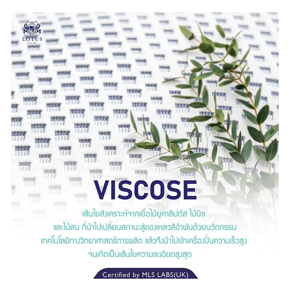 ผ้ารองกันเปื้อน TWIN SIZE LOTUS VIROCLEAN WHITE