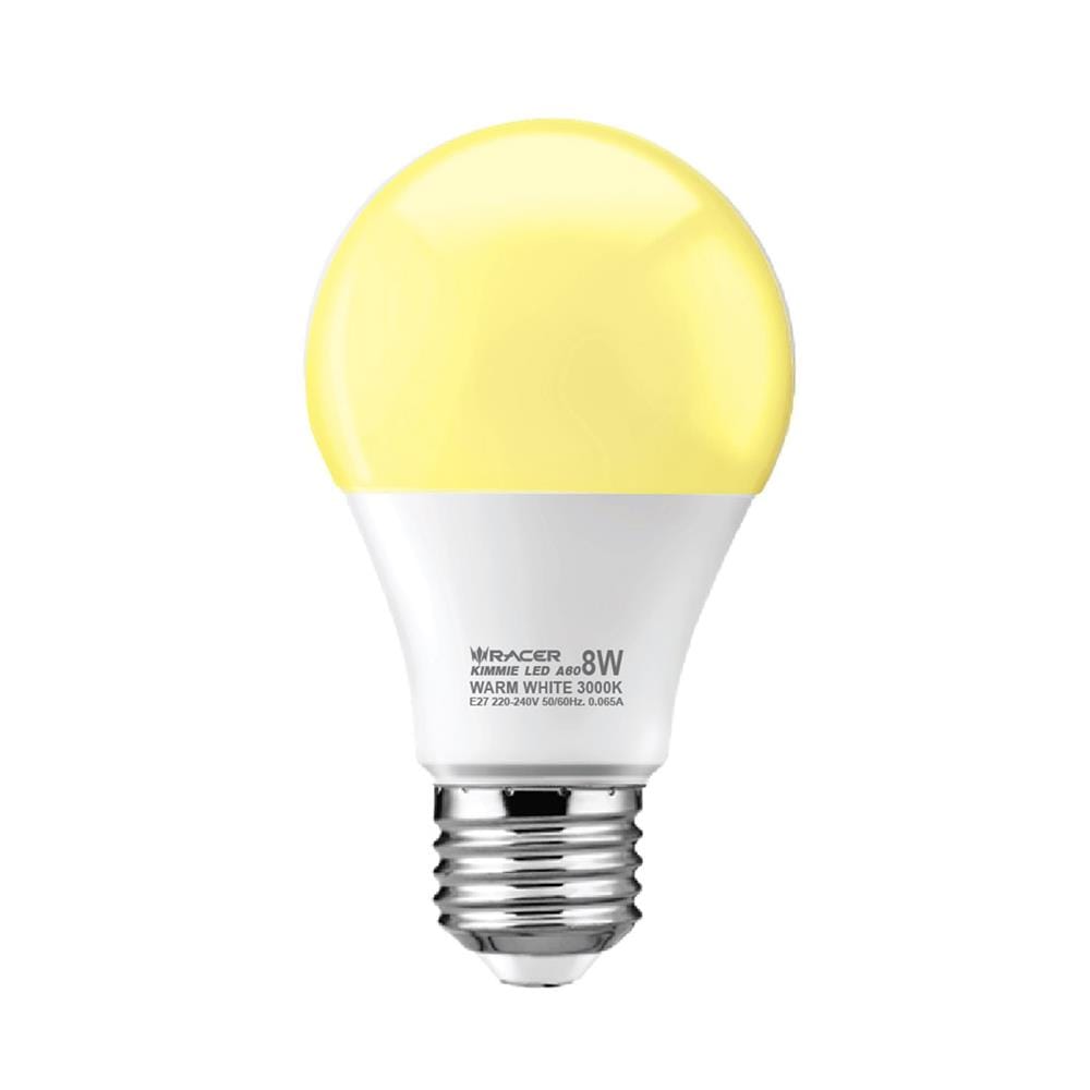หลอด LED RACER A60 KIMMIE 8 วัตต์ WARM WHITE E27