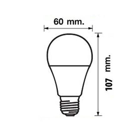 หลอด LED RACER A60 KIMMIE 7.5 วัตต์ DAYLIGHT E27_3