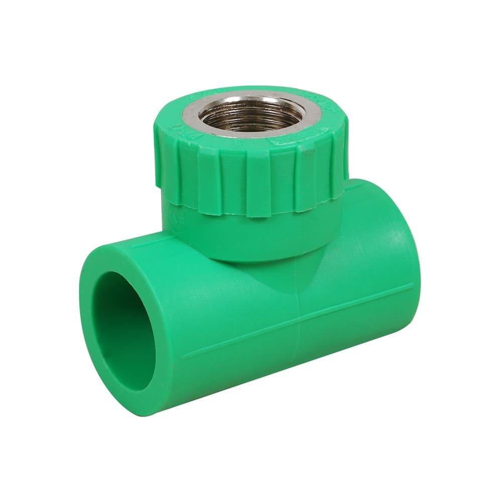 ข้อต่อท่อสามทางเกลียวใน GREAN PIPE 1/2 นิ้ว สีขียว