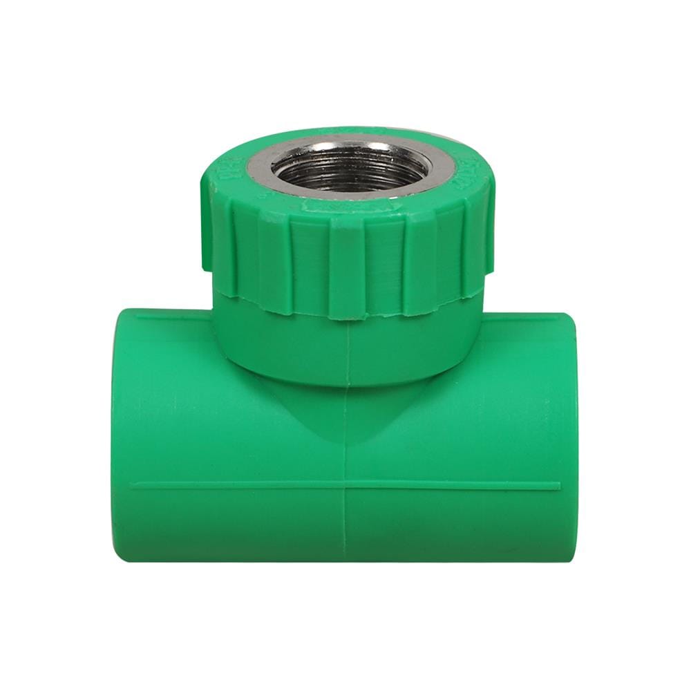 ข้อต่อท่อสามทางเกลียวใน GREAN PIPE 1/2 นิ้ว สีขียว