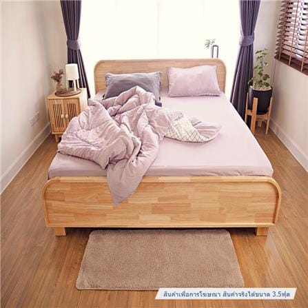 เตียง 3.5 ฟุต BAAN FURNITURE HESTIA สีไม้ธรรมชาติ_4
