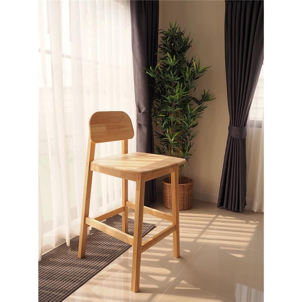 เก้าอี้บาร์ BAAN FURNITURE EROS สีไม้ธรรมชาติ