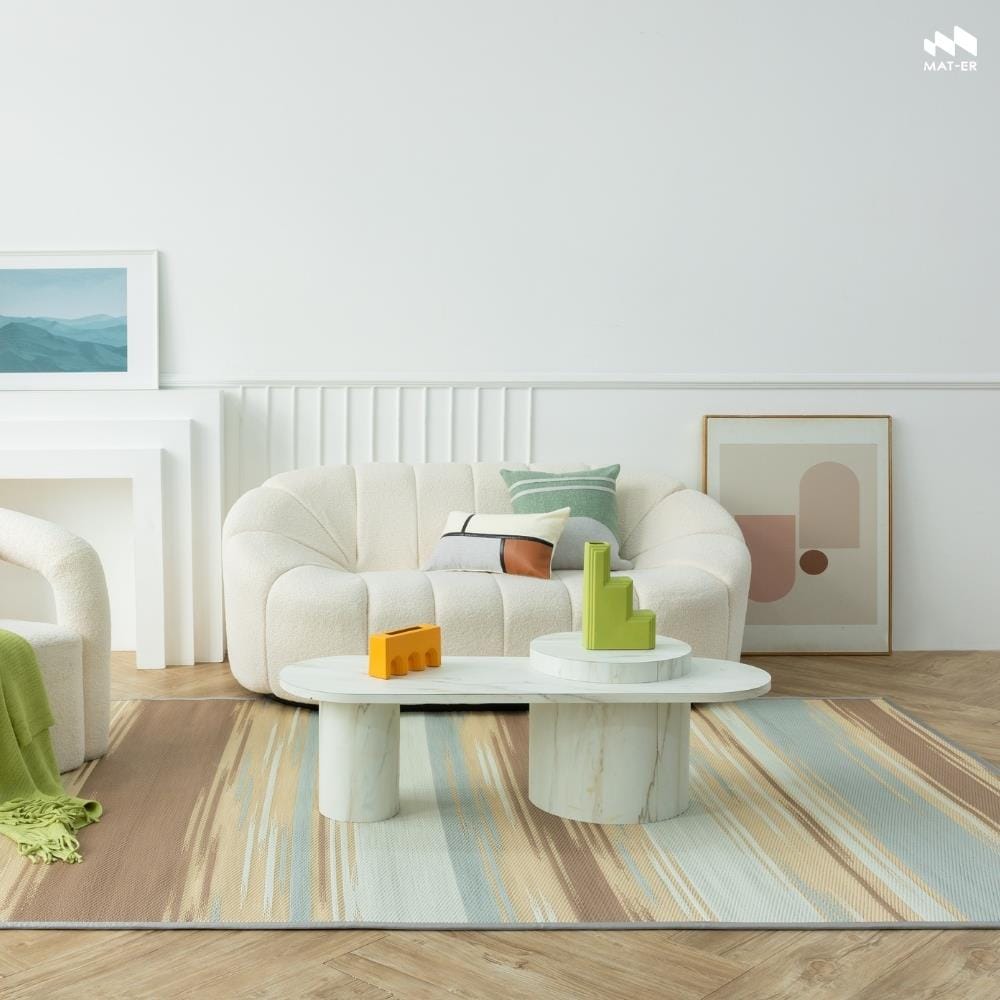 เสื่ออเนกประสงค์ MAT-ER WAA-YU SIZE S 90x200 ซม. สี EARTH TONE