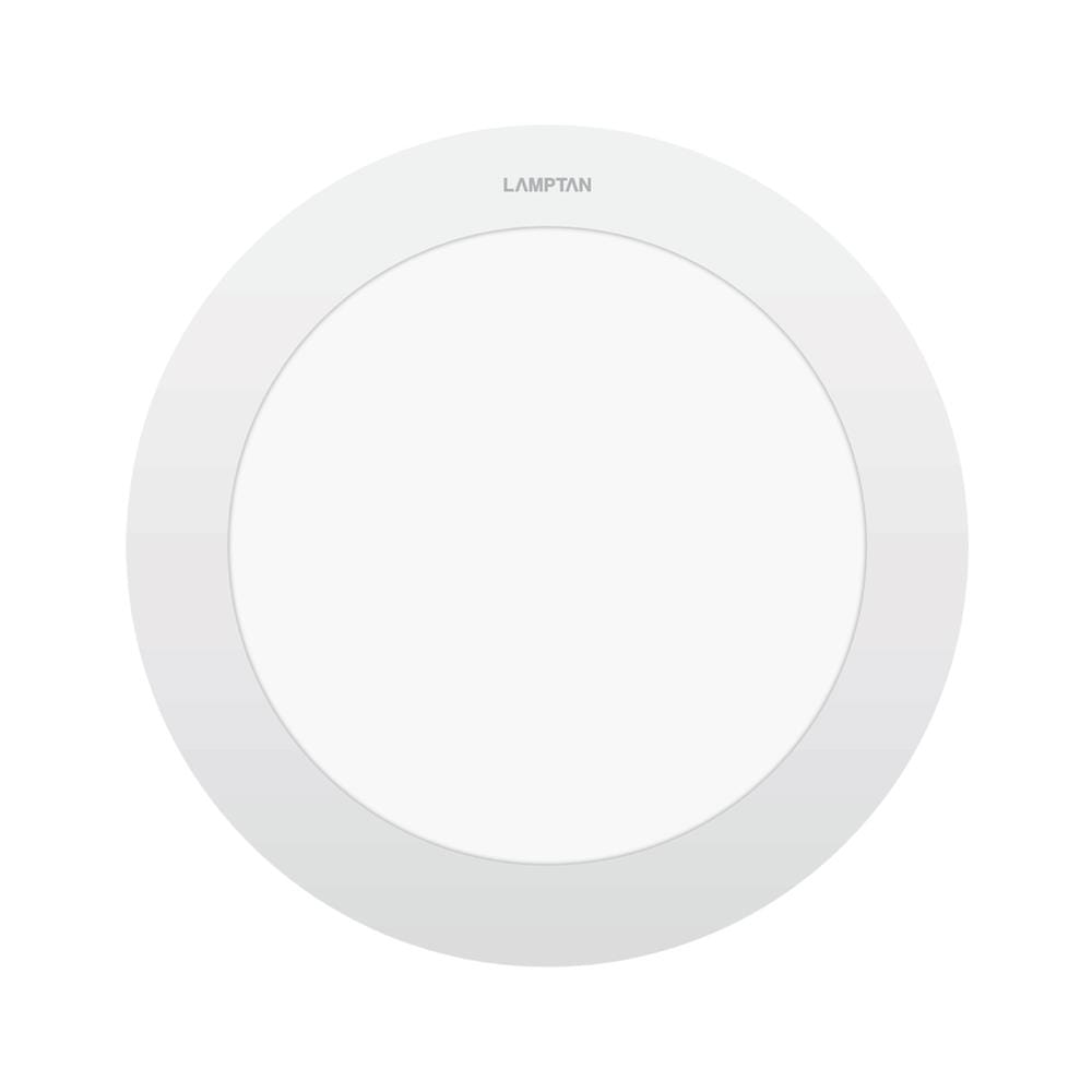 ดาวน์ไลท์ LED LAMPTAN PLAIN 6 นิ้ว 12 วัตต์ DAYLIGHT สีขาว
