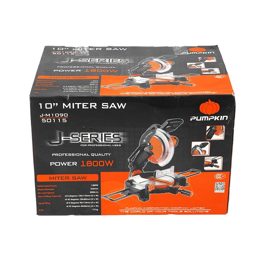 เครื่องเลื่อยองศา PUMPKIN J-M1090 50115 10 นิ้ว 1800 วัตต์