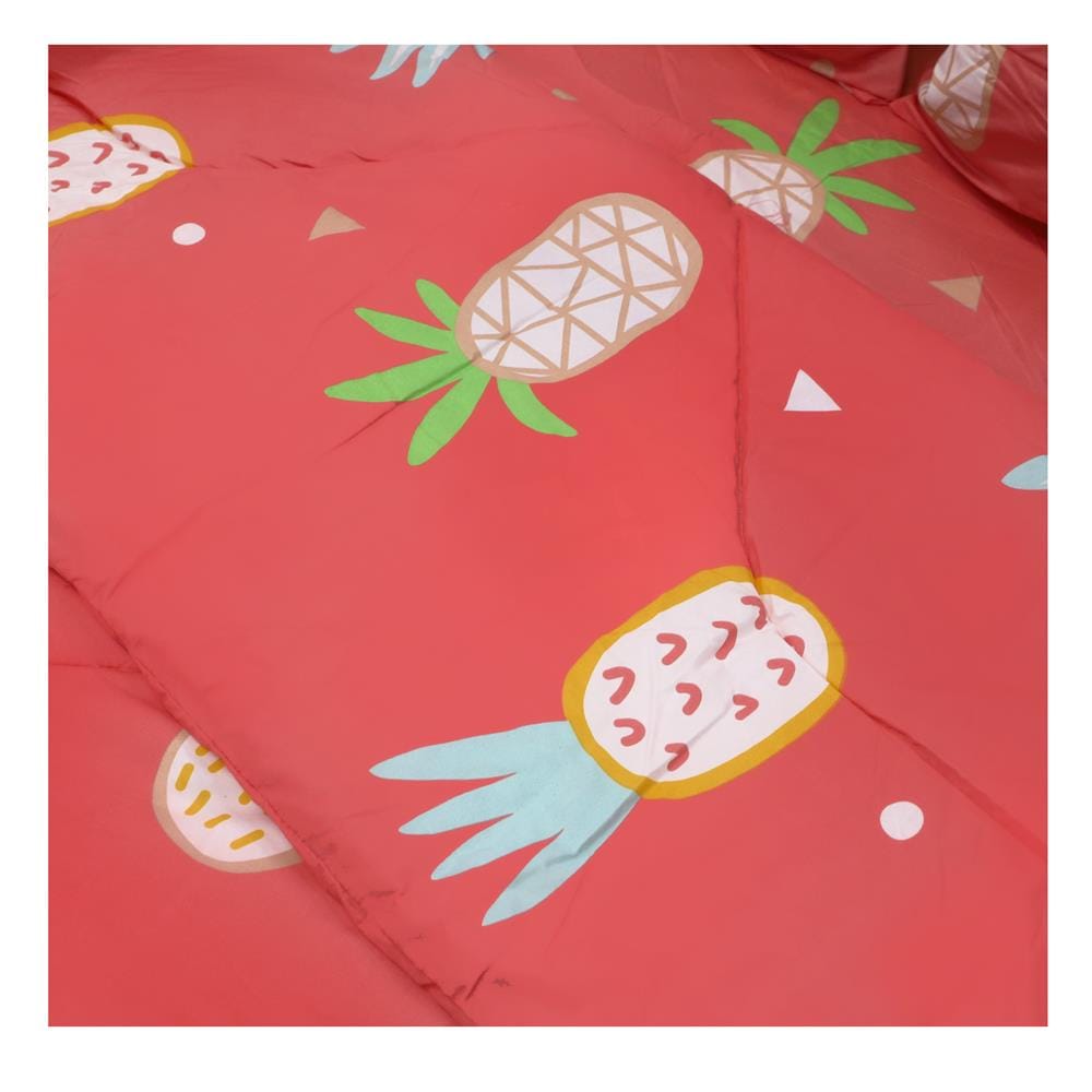 ชุดผ้าปูที่นอน 3.5 ฟุต 4 ชิ้น ME LIVING PINEAPPLE ORANGE