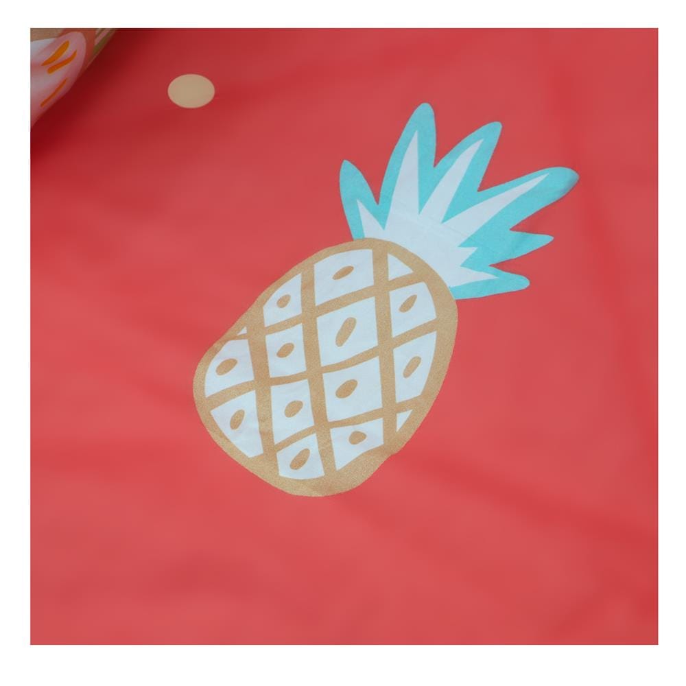 ชุดผ้าปูที่นอน 5 ฟุต 6 ชิ้น ME LIVING PINEAPPLE ORANGE