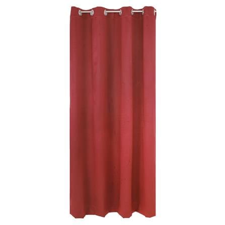 ผ้าม่าน EYELET HOME LIVING STYLE WAFFLE UV 140X220 ซม. สีแดง