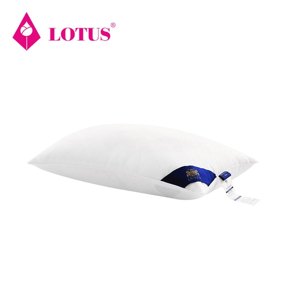 หมอนหนุน ไมโครไฟเบอร์ LOTUS MICRODOWNIA FIRM 20x30 นิ้ว สีขาว