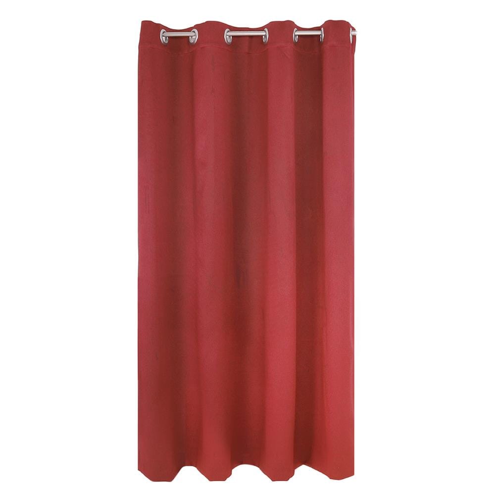 ผ้าม่าน EYELET HOME LIVING STYLE WAFFLE UV 140X160 ซม. สีแดง