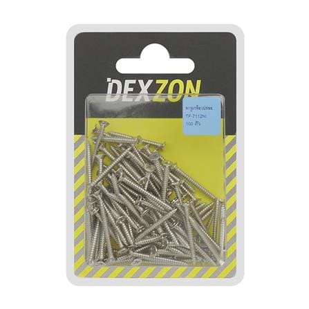 สกรูเกลียวปล่อย TF DEXZON 7X1-1/2 นิ้ว แพ็ก 100 ชิ้น_2