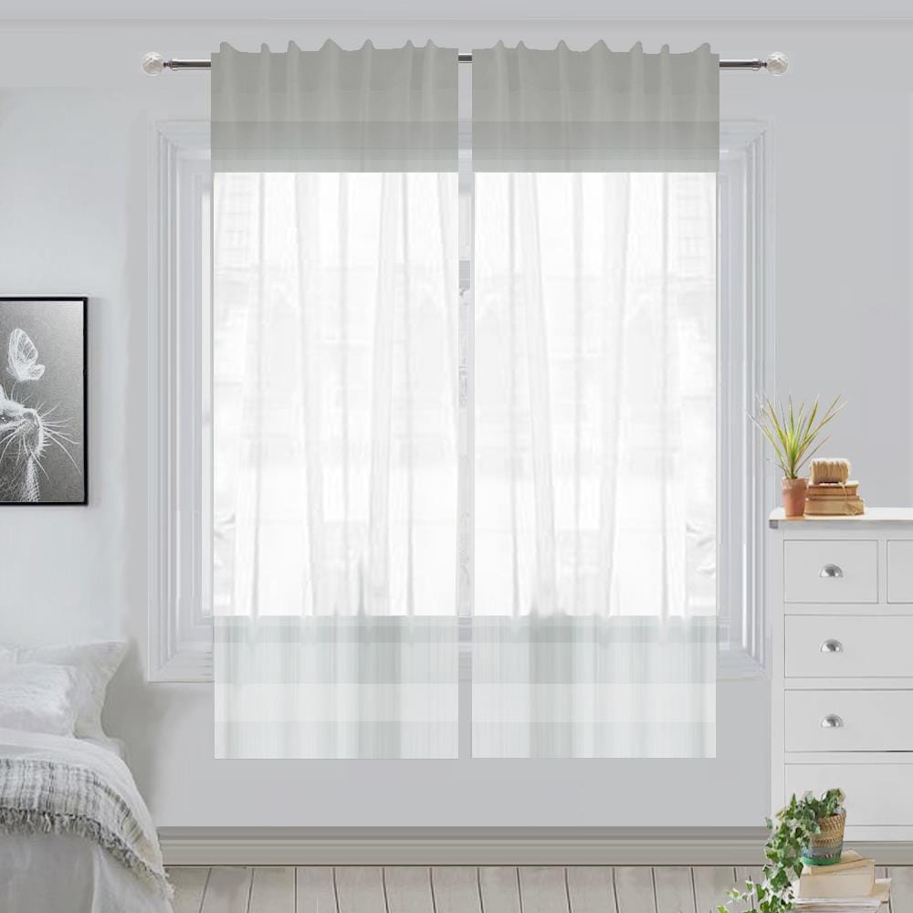 ผ้าม่านโปร่งซ่อนหู HOME LIVING STYLE CHARM 140X160 ซม. สีขาว