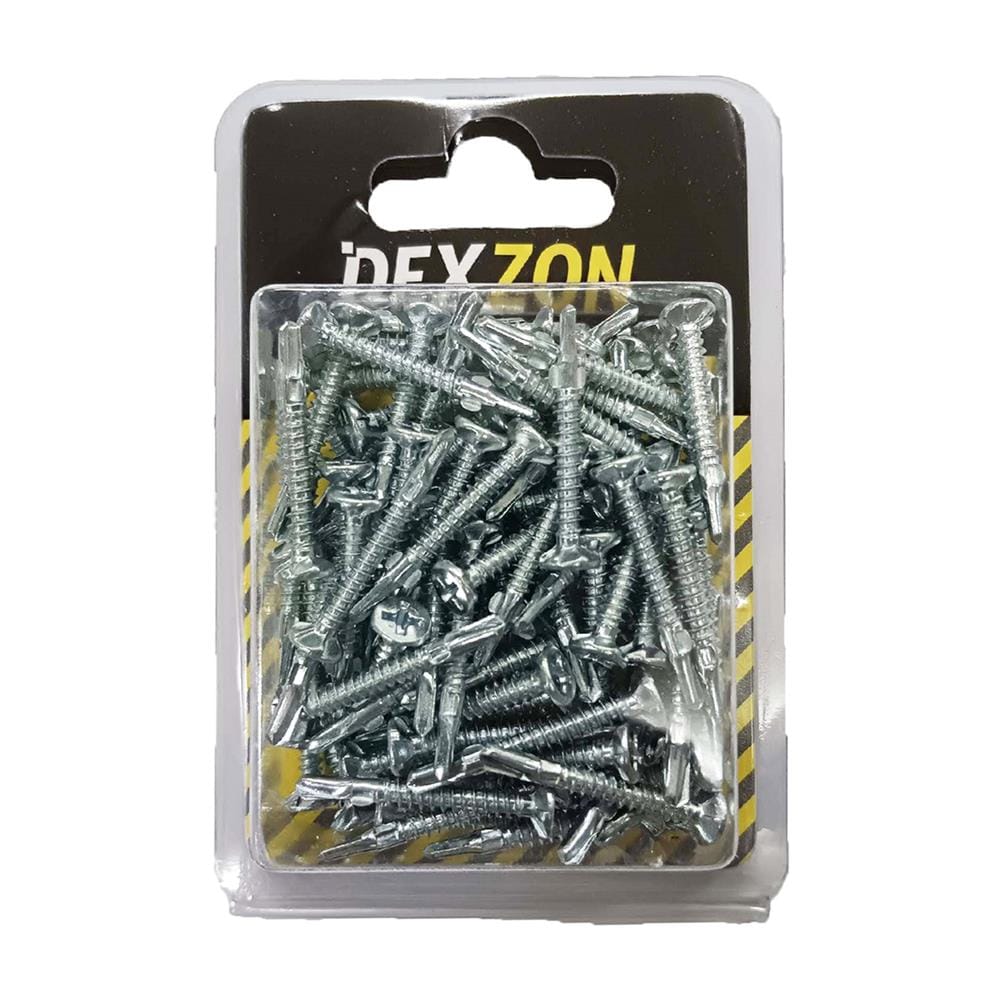 สกรูยึดไม้ฝาไม่มีปีก TF DEXZON 7x1-1/4 นิ้ว (แพ็ก 100 ชิ้น)